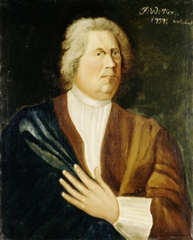 Selbstportrait Friedrich Wilhelms I.