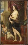 Rubens-Nachfolger: Venus im Pelz, um 1640, GK I 7579, Öl auf Leinwand, 190 x 119,3 cm, Zustand vor der Restaurierung