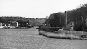 Die ehemaligen Sperranlagen im Park Babelsberg