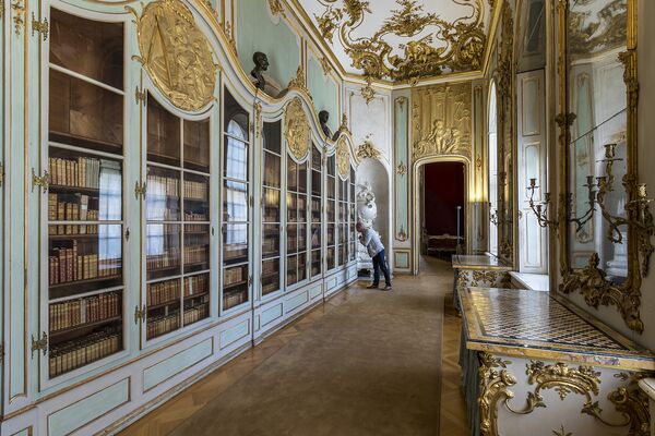 Neues Palais, Königswohnung, Bibliothek Friedrichs des Großen