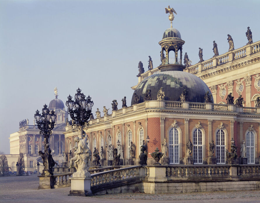 Neues Palais, Blick auf den Friedrichsflügel