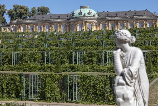 Sanssouci Palace, the summer residence of Frederick the Great