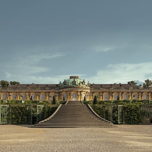 Schloss Sanssouci, Terrassen