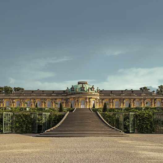 Schloss Sanssouci, Terrassen