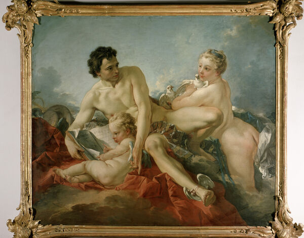 Gemälde „Venus, Merkur und Amor“ von François Boucher, 1742