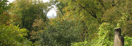 Park Babelsberg: Sichten Feldherrenbank – Nikolaikirche