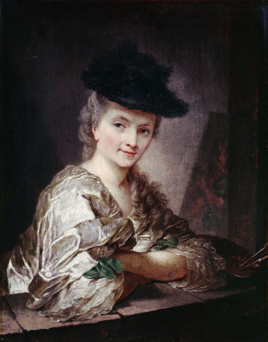 Anna Dorothea von Lisiewska: Selbstbildnis, um 1756