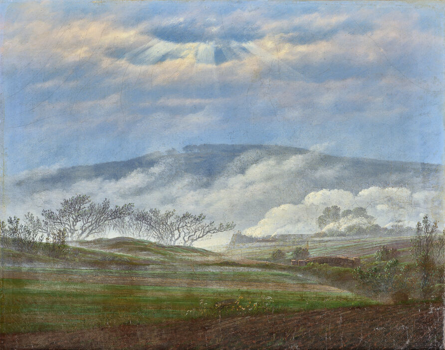 Caspar David Friedrich: Nebel im Elbtal
