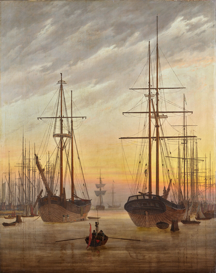 Caspar David Friedrich: Hafen, 1815/16