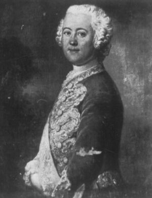 Unbekannter Künstler: Portrait Michael Gabriel Fredersdorf, ca. 1750