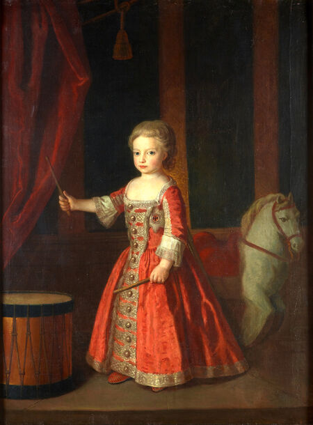 Friedrich Wilhelm Weidemann: Prinz Ludwig Karl Wilhelm von Preußen als Kind (1717-1719)