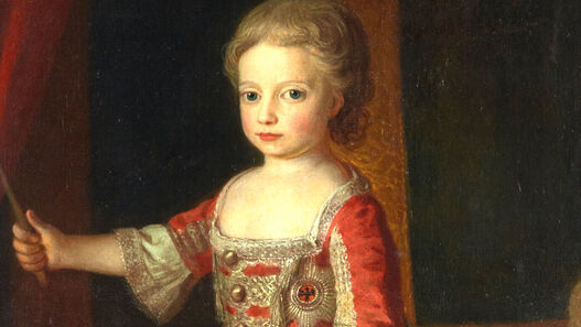 Friedrich Wilhelm Weidemann: Prinz Ludwig Karl Wilhelm von Preußen als Kind (1717-1719)