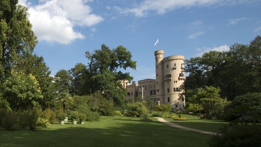 Blick auf das Schloss Babelsberg