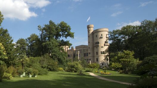 Blick auf das Schloss Babelsberg