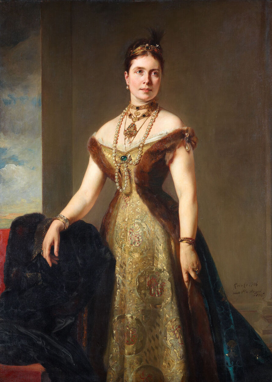 Karl Keinke nach Heinrich von Angeli: Kronprinzessin Victoria, Prinzessin von Großbritannien und Irland (1840-1901), spätere Kaiserin, 1906 nach einem Vorbild von 1885 (1882?)