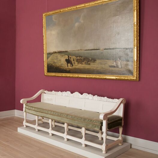 Oranienburg Palace, red bed-chamber, ivory suite