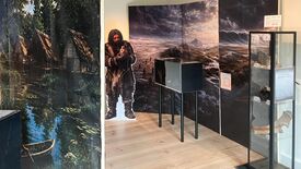 Blick in die Ausstellung „Der Mensch im Klima seiner Zeit“ Der Mensch im Klima seiner Zeit