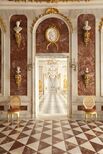 Blick vom Jaspissaal zur Ovidgalerie und den weiteren Festsälen in den Neuen Kammern von Sanssouci 
