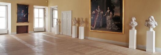 Orange Saal im Schlossmuseum Oranienburg