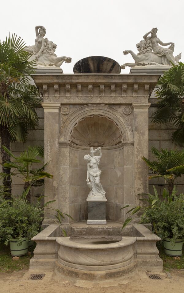 Fontaine du jardin sicilien au parc de Sanssouci