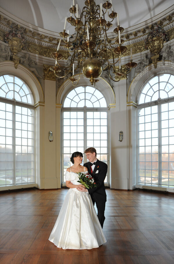 Hochzeitfoto im Schloss Charlottenburg