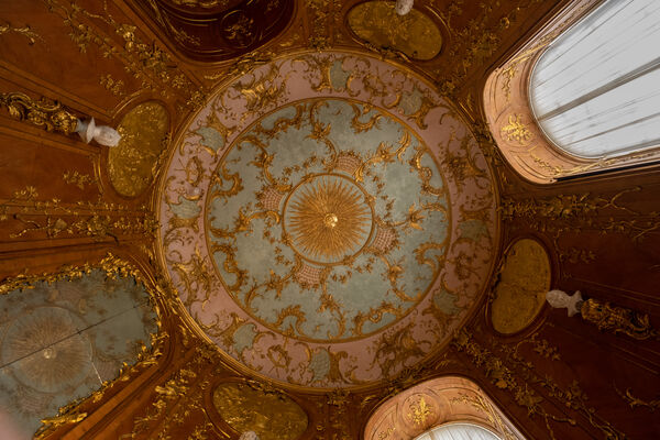 Plafond de la bibliothèque du palais de Sanssouci