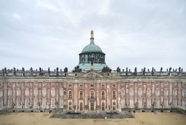 Neues Palais, Ansicht West, Gartenseite Sanssouci