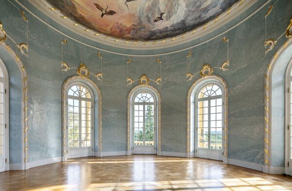 Oberer Saal mit Kuppel des Belvedere auf dem Klausberg im Park Sanssouci
