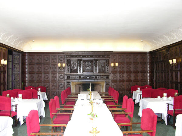 Schloss Cecilienhof, Speisesaal Kronprinzenpaar zukünftig Museumscafé