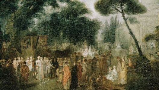 Antoine Watteau: Der Brautzug (La mariée de village), um 1710