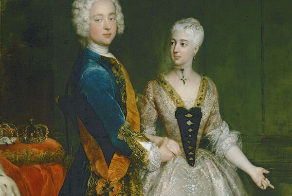 Antoine Pesne: Prinzessin Friederike Luise von Preußen mit ihrem Gemahl Markgraf Karl von Brandenburg-Ansbach © SPSG / Jörg P. Anders Antoine Pesne: Prinzessin Friederike Luise von Preußen mit ihrem Gemahl Markgraf Karl von Brandenburg-Ansbach
