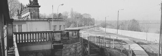 Schwanenallee, Grenzanlagen 1989