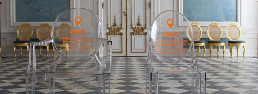 Schauplätze der Geschichte, Ghost Chair in den Neuen Kammern von Sanssouci