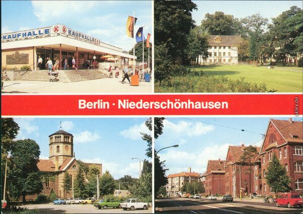 Postkarte: Berlin Niederschönhausen