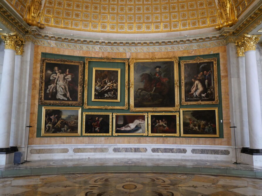 Das Gemälde von Jacob Jordaens „Susanna und die beiden Alten“ hängt wieder an seinen Platz in der Bildergalerie von Sanssouci