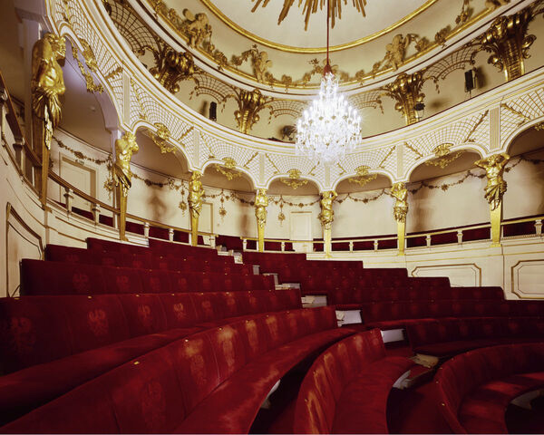 Schlosstheater im Neuen Palais, Blick in den Publikumsraum