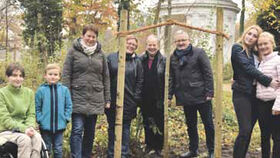 Vier Bäume für die Familienbande