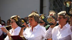 Hörnerklang im Jagdschloss Grunewald