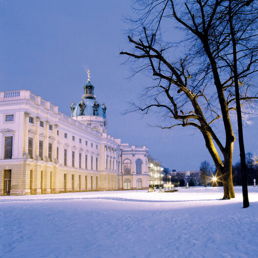 Winternacht am Schloss Charlottenburg