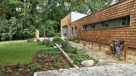 Parkreviere II und III, Neubau © SPSG / Ralf Kreutz Das Parkrevier II/III: Neubau und Sanierung des Werkhofes für die Parkgärtner:innen