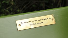 Eine Parkbank für den Chef