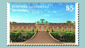 Schloss Sanssouci als philatelistisches Kleinod