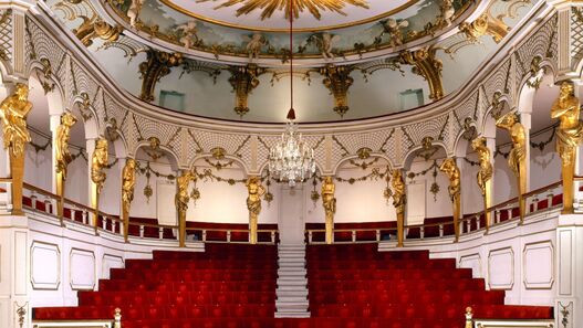 Schlosstheater im Neuen Palais, Blick in den Zuschauerraum