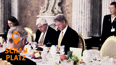 Ein Tabubruch – Das Diner für den US-Präsidenten Bill Clinton