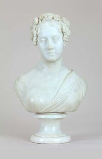(21) Ridolfo Schadow: Probable Portrait of Elena Buti, marble, 1816