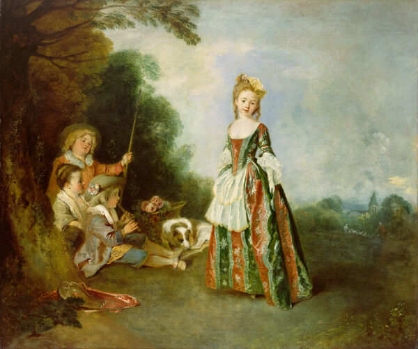 Antoine Watteau, Iris oder Der Tanz, 1718-1721 © Bundesrepublik Deutschland, Foto: Jörg P. Anders Antoine Watteau, Iris oder Der Tanz, 1718-1721