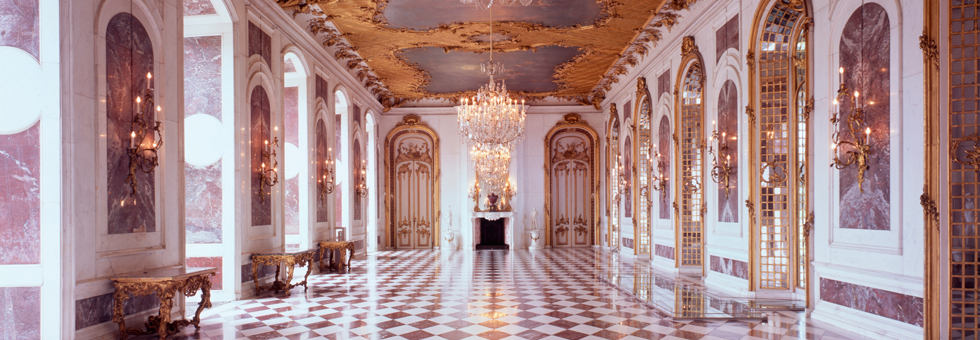 Fußboden in der Marmorgalerie des Neuen Palais